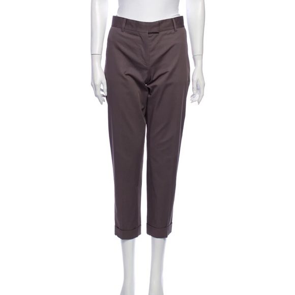 Stella McCartney Straight Leg Cuffed Ankle‎ Pants 4 - Picture 9 of 9